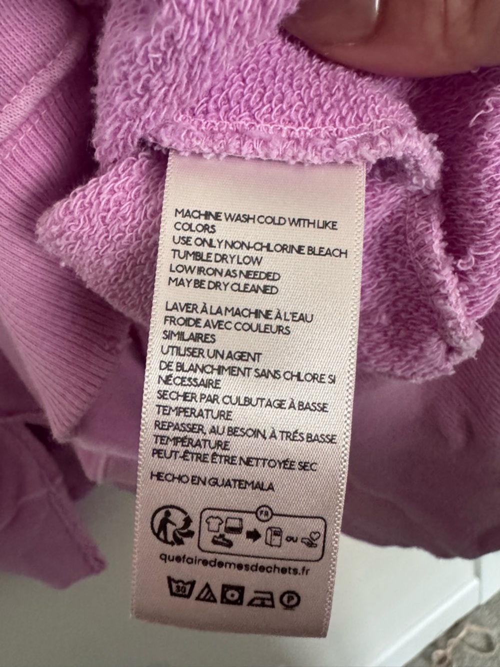 Free People Camden Oversized Sweatshirt Bubble Tea - Picture 5 of 8